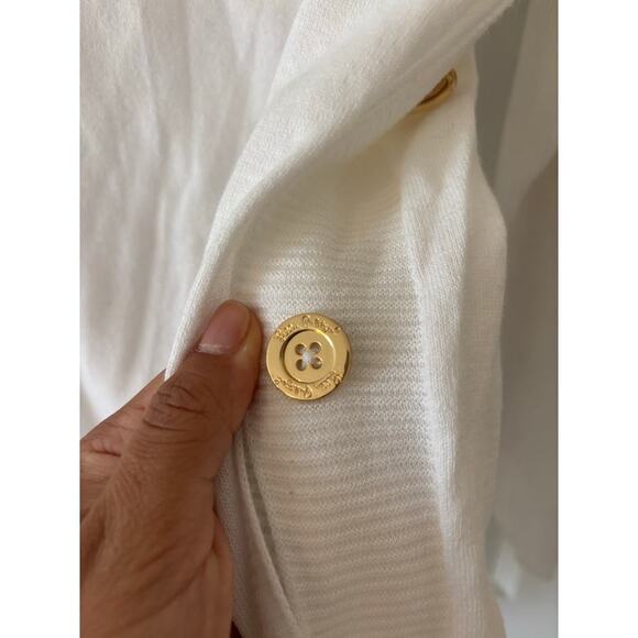 Lilly Pulitzer Ramona white knit sweater sz M - Picture 10 of 14